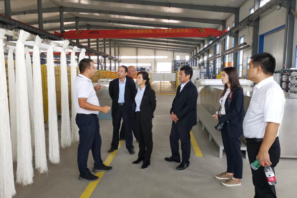 陜西航天建設(shè)集團(tuán)有限公司總經(jīng)理、黨委副書記謝明娟率隊(duì)赴遼寧一諾環(huán)保產(chǎn)業(yè)集團(tuán)開展考察調(diào)研工作